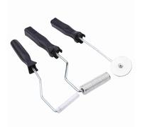 Odorkle Kit de Rouleau de Stratification en Fibre de Verre, Outil de | Kit de rouleaux de stratification en fibre de verre, outil de à bulles en alliage d\'aluminium 3 pièces pour moule FRP,
