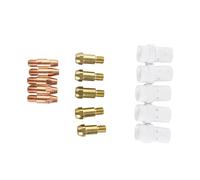 Odorkle Kit de Soudage 36KD, Pièces de Torche MIG, Diffuseur de Gaz, Support de Pointe, Accessoires d'équipement pour Binzel, Installation Facile, Performance Fiable (Pointe conductrice 0,8 mm)