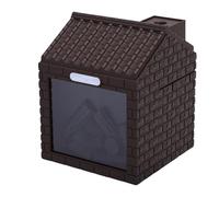 Odorkle Mini Humidificateur à Brume Fraîche pour Cheminée 200 Ml avec Diffuseur D'arôme Ultrasonique, Lumières de Flamme, Arrêt Automatique pour Chambre à Coucher, Bureau, Maison, Voyage