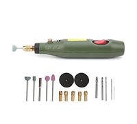 Odorkle Mini Perceuse électrique Meuleuse Outil Rotatif pour Pierre Agate | Kit de Gravure Portable Compact, Moteur 15W 18000RPM, pour Aluminium Cuivre Plastique PCB Carte époxy Découpe Polissage