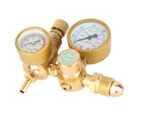 Odorkle Régulateur CO2 Argon pour Soudeur, Débitmètre Entrée G5/8in | Soudage MIG TIG, Manomètre D'entrée 0-4500 Psi, Sortie 1/4in, Débit 25L/min