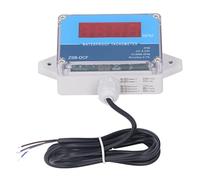 Odorkle Tachymètre de Moteur Tachymètre Numérique avec Capteur à Effet Hall 10 à 9999 Tr/min IP68 étanche Affichage LED Rouge à 4 Chiffres pour les Navires Machines à énergie éolienne Équipement