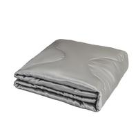 Odot Couette 150x200 200x200 220x240 Ete Legere, Couleur Unie Satin Couette Couette Réversible sans Housse pour 1/2 Personnes Douce et Confortable Lavable Edredon Couverture (Gris,220x240cm)