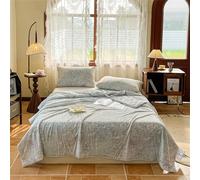 Odot Couette Réversible Ete Legere et Fine, Couette sans Housse Lavable 2,5 Tog- Douce et Confortable, Légère Respirante Couverture Rafraichissante d'Été (Jacquard Floral,200 * 230cm)
