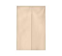 Odot Noren Rideau de Porte Japonais Long Coton et Lin, Couleur Unie Rideau Demi-Porte de Cuisine, Rideau de Séparation de Cuisine de Restaurant, Tapisserie Décoration (90x200cm,Beige)