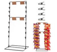 ODOXIA Présentoir pour Chips | Présentoir À Bonbons pour Comptoir | Support À Snacks pour Chips Et Snacks | Organisez Votre Espace | Parfait pour Les Magasins Et pour La Maison | Présentoir