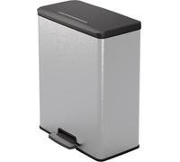 Odpadkový koš Curver Deco Bin 65 l stříbrný