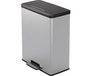 Odpadkový koš Curver Deco Bin 65 l stříbrný