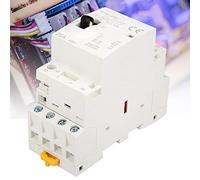 OEBUAFI 4P 25A 220V 50Hz Fiable Contacteur Modulaire DIN Rail avec (2NO2NC)
