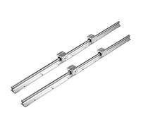 OEBUAFI 800mm Barre de Guidage Linéaire, Glissière Métallique | Traitement d\'oxydation, Blocs coulissants de précision, Construction durable, Pièces interchangeables