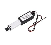 OEBUAFI Actionneur Linéaire électrique Robuste, Poussée 150N, Course 30mm, 4 Mm/s, pour Applications Industrielles Médicales, Aluminium ABS, 1 unité