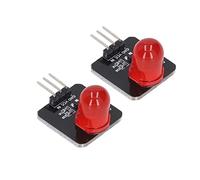 OEBUAFI Ampoule à Puce de Module LED de 10mm, 10 Pièces, pour une Large Application, Module D'éclairage LED à Commande Simple pour Tube de Lampe, Joli éclairage (MRB050A Rouge)