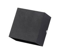 OEBUAFI Applique Murale LED avec Corps en Aluminium moulé Sous Pression, Finition Noire, pour Intérieur et Extérieur, Couloir, Chambre à Coucher, Salon (10W)