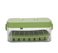 OEBUAFI Bac à Glaçons en Silicone de qualité Alimentaire, 24 Cubes, Conception Flexible avec Couvercle pour Congélateur et Cuisine, Libération Facile