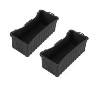 OEBUAFI Bac D'égouttage de Graisse pour Plaque Chauffante en Silicone, | Doublure en Silicone Résistant aux Hautes Températures, Bac à Huile Lavable au Lave-vaisselle, Convient aux Grils , Idéal