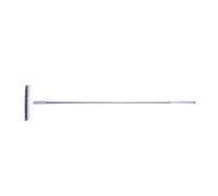OEBUAFI Balai à Sol 2 en 1 avec Raclette en V et Tête Pivotante pour Nettoyage de Carrelage, Joints et Parquet (White)
