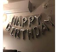 OEBUAFI Ballons de Lettres de Joyeux Anniversaire de Papier D'aluminium de 16 Pouces pour des Décorations de Fête D'anniversaire D'enfants Ensemble de 13 (#2)