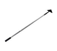 OEBUAFI Binette Triangulaire de Jardin, Outil de Désherbage avec Manche Long Amovible for Désherbage et Creusage | Lame en acier carbone, manche inox ajustable jusqu’à 145 cm, antirouille