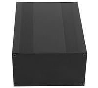 OEBUAFI Boîtier de Projet électronique, Boîtier en Aluminium de Haute qualité pour Circuits Imprimés, Finition Noire Mate, adapté à la Maison/bureau, 1 unité