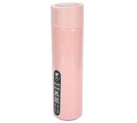 OEBUAFI Bouteille D'eau Intelligente avec Affichage de la Température, Couvercle Tactile et Voyant de Rappel Horaire, Tasse Isolée Sous Vide de 420 Ml, Couche de Cuivre en Acier (PINK)