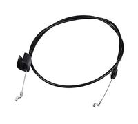 OEBUAFI Câble D’accélérateur pour Tondeuse Poussée, Ligne de Commande en Acier Inoxydable 53,5 Pouces for Tondeuse à Gazon (Black)