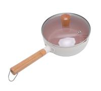 OEBUAFI Casserole Antiadhésive, Petite Marmite à Haute Résistance à la | Noyau en Alliage D'aluminium, Couvercle en Verre, Répartition Uniforme de la Chaleur, Faire Bouillir les Nouilles et le lait.