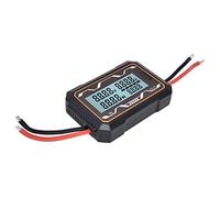 OEBUAFI Compteur de Puissance CC 0-60 V Testeur de Courant de Tension Moniteur de Puissance Multifonctionnel avec Grand écran rétroéclairé pour Systèmes Solaires Voitures Industrielles (150A)