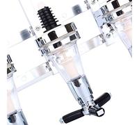 OEBUAFI Distributeur Mural de Liqueur de Vin, Verseur de Bouteille de de | Valve en Acier Inoxydable, Verseur Anti-fuite de 1,5 Oz, Convient à 1 à 6 Bouteilles, étagère ou Support Mural