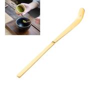 OEBUAFI Fouet à thé en Bambou Japonais, Brosse à Poudre de thé Vert Matcha, 2 Pièces (Bambou Blanc)