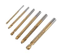 OEBUAFI Grooving Twist Drill Bit Set, 3-8mm Sizes | Haute durabilité, six tailles incluses, adaptées aux matériaux souples, fonctionnement fluide, prise en main facile