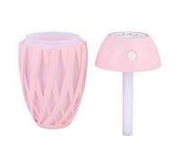 OEBUAFI Humidificateur de Veilleuse Fleur D'olivier 300 Ml 3 en 1 USB Mini Ventilateur LED Diffuseur D'aromathérapie Lampe Décorative Silencieuse avec Brume Fine pour Maison Bureau (PINK)