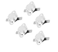 OEBUAFI Interrupteur de Thermostat, Interrupteur de Contrôle de Température Stable et Durable pour Appareils Ménagers, Ensemble de 5 Pièces pour Usage Domestique (150℃)