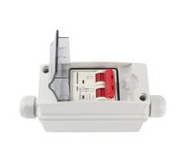 OEBUAFI Interrupteur-sectionneur Solaire Photovoltaïque DC, IP65, 500 V | Isolateur de réseau photovoltaïque, protection contre les surcharges à chaîne unique, boîtier en ABS en polycarbonate pour