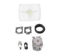OEBUAFI Kit de Carburateur et Bougie D'allumage pour Tronçonneuse Stihl | Compatible avec 041 Farm , Remplacement de Filtre à Air en Aluminium, Construction Durable en Fer ABS, Installation