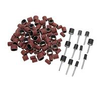 OEBUAFI Kit de Tambour de Ponçage pour Meulage avec 102 Pièces | Comprend des bielles, utilisation polyvalente, idéales pour le bois, le métal et le plastique