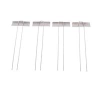 OEBUAFI Marqueurs de Jardin en Métal, Paquet de 25 étiquettes de Plantes en Acier galvanisé, Résistant aux Intempéries et à la Rouille avec Stylo Permanent pour Fleurs, Herbes, Légumes, (SILVER)
