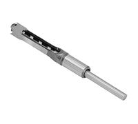 OEBUAFI Mèche à Mortaiser à Trou carré, 9,5 Mm, Queue Ronde, Goujure en U | Ciseau à bois pour machines à tenons, évacuation des copeaux lors de la coupe, planche de densité et perçage du bois