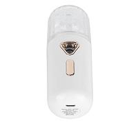 OEBUAFI Mini Humidificateur Facial 30ml, Brumisateur Nano Portable Rechargeable USB avec Batterie 150mAh pour L'hydratation de la Peau (WHITE)