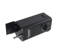 OEBUAFI Moteur de Rôtissoire 10 W 3-12 V Moteur de Gril électrique CC Rechargeable Réglable avec Batterie et Interrupteur étanche pour Grils Universels Barbecue Extérieur