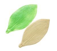 OEBUAFI Moules à Biscuits en Silicone 5 Pièces, Formes de Feuilles 3D, pour Cookies Gâteaux Pâtisseries