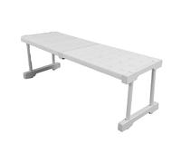 OEBUAFI Organisateur D'étagère de Placard Extensible, étagère à Tension | Construction en Acier au Carbone, capacité de Charge de 55 Kg, Convient aux Armoires, Penderies, éviers, Installation sans