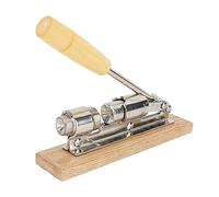 OEBUAFI Ouvre-écrou Mécanique Tout Rond avec Prise Confortable pour Casser Facilement les Noix à la Maison, Acier Inoxydable Haute Résistance, 1 Jeu