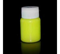 OEBUAFI Peinture Acrylique Fluorescente Qui Brille dans le Noir, Peinture Lumineuse Non Toxique, Parfaite pour l'artisanat et la Décoration de la Maison (YELLOW)