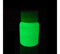OEBUAFI Peinture Acrylique Fluorescente Qui Brille dans le Noir, Peinture Lumineuse Non Toxique, Parfaite pour l'artisanat et la Décoration de la Maison (GREEN)