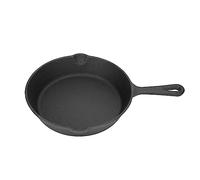 OEBUAFI Poêle en Fonte à Répartition Uniforme de la Chaleur, Mini Poêle Pré-assaisonnée Allant au Four pour la Cuisson au Gril et au Gril (20 cm/h. Chine)
