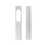OEBUAFI Portable Air Conditioning Window Seal, scellement de fenêtre réglable, Installation Facile, matériau PVC 2pcs / Set déflecteurs Souples (Couleur cohérente)