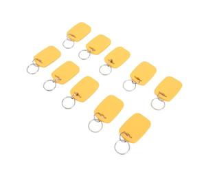 OEBUAFI Porte Clés Double Fréquence, Badges D Accès Lisibles et | ABS Durable, Compatible 125 KHz et 13,56 MHz, étanche et Antichoc, Usage Pro