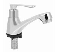 OEBUAFI Robinet de Cuisine Mitigeur Monotrou G1/2in pour évier, Robinet | Finition Chrome Résistante à la Corrosion, Cœur en Laiton A, Prise ergonomique.