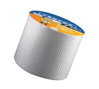 OEBUAFI Ruban d'étanchéité étanche en Butyle, Papier D'aluminium | Forte Adhérence, Anti-vieillissement, Résistant à la Corrosion, Durable à Haute/basse Température, Caoutchouc Butyle