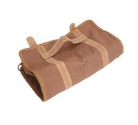 OEBUAFI Sac à Outils de Barman, Toile, Bandoulière, Multiples Poches (Café) | Support de kit de bar, 14,6 x 7,1 x 4,7 pouces plié, préparation de boissons de voyage et camping en plein air